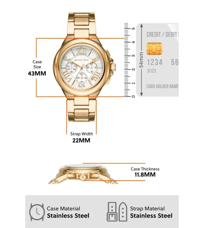 Michael Kors Watches Michael Kors Camille Ladies Chronograph Watch