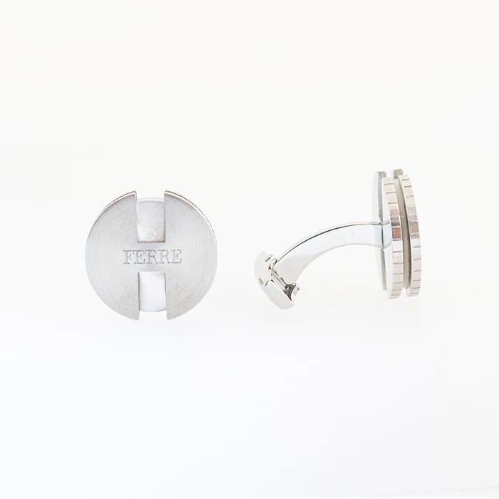 Necklaces Ferre Milano Cufflinks Full Silver Color With Mother Of Pearl Ferre Milano Necklaces Ferre Milano Cufflinks Full Silver Color With Mother Of Pearl Ferre Milano