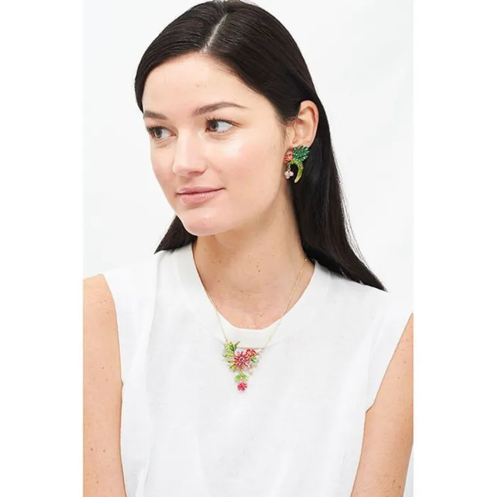 Necklaces Les Nereides Les NereidesPink Bananas Thin NecklaceOne Size Necklaces Les Nereides Les NereidesPink Bananas Thin NecklaceOne Size