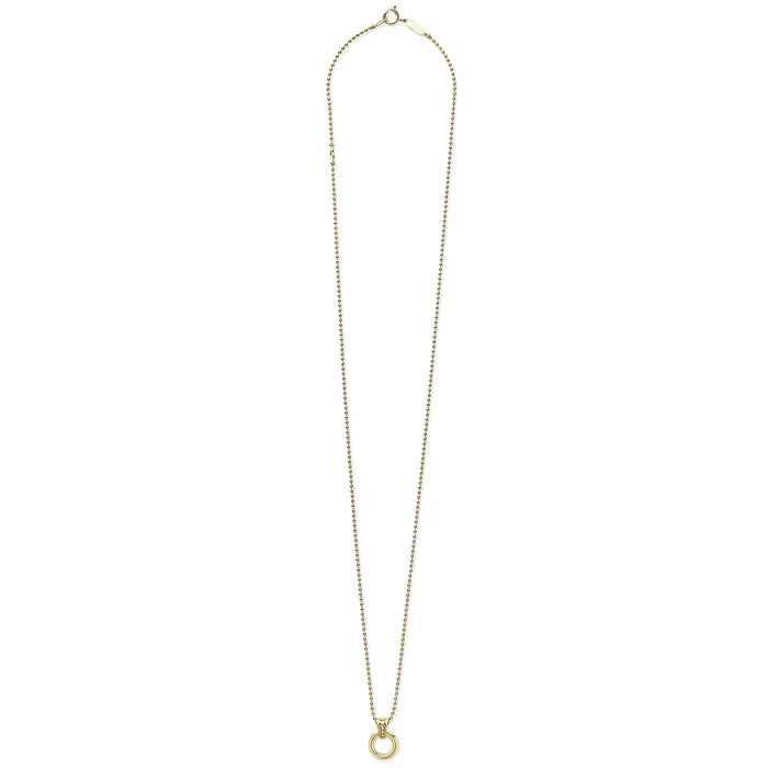 Necklaces Meridian 18K Gold Circle Pendant Necklace LAGOS Necklaces Meridian 18K Gold Circle Pendant Necklace LAGOS