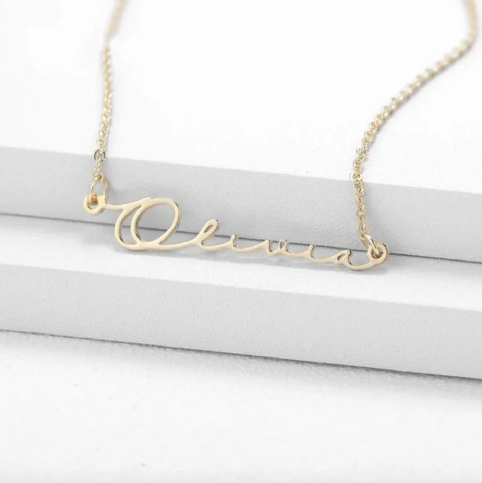Necklaces Novalico Je taime Name Necklace