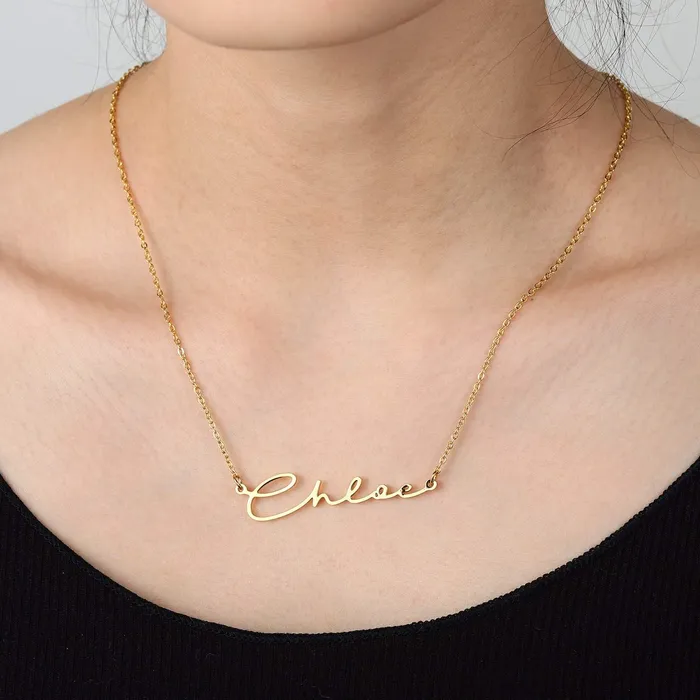 Necklaces Novalico Je taime Name Necklace