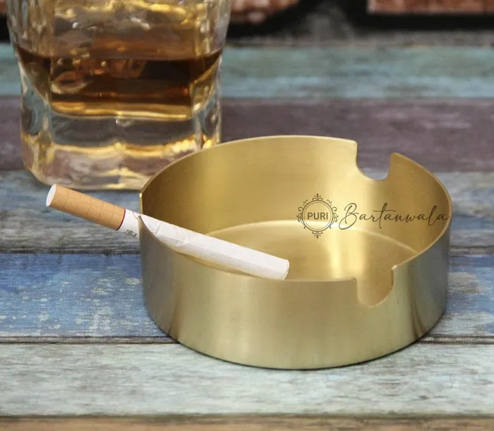 PURI Pure BrassPital Round Open Ashtray Brushed Matt Finish Dropshipped via Social Commerce Network Rings PURI Pure BrassPital Round Open Ashtray Brushed Matt Finish Dropshipped via Social Commerce Network Rings