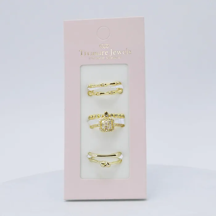 Regal Radiance Ring Set by Treasure Jewels Treasure Jewels Rings