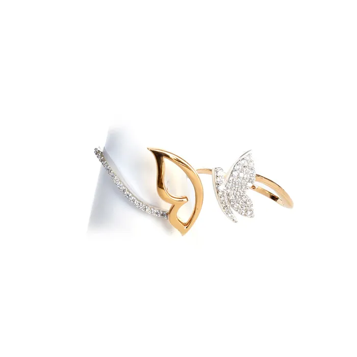 Rings Korloff Bi Ring With Diamonds Size 9 Korloff