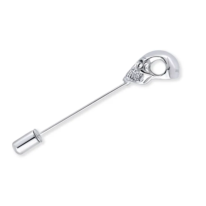 Rings Skull Bones Pin in Sterling Silver BERRICLE