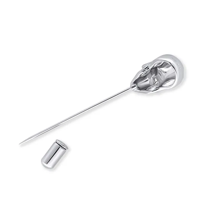 Rings Skull Bones Pin in Sterling Silver BERRICLE