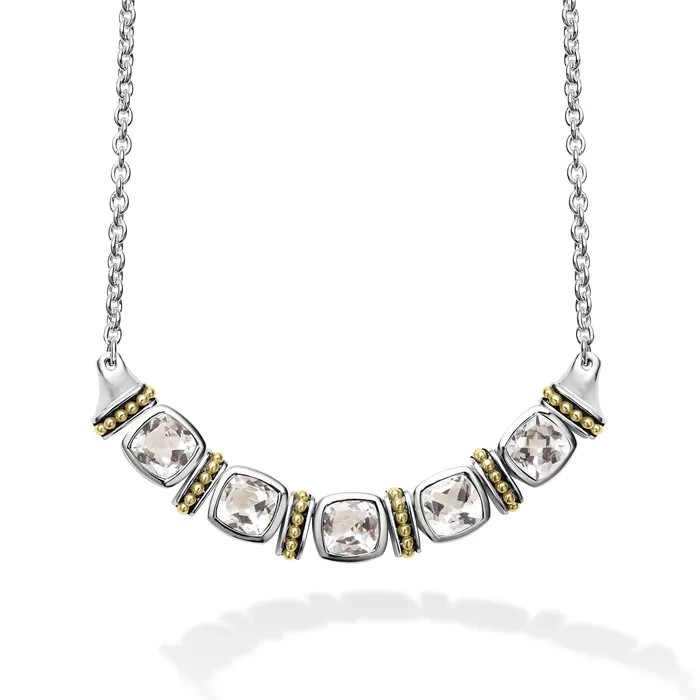Rittenhouse Five Station White Topaz Necklace LAGOS Necklaces