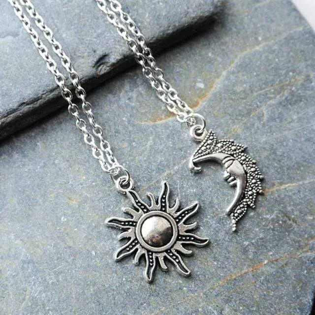 Sun and Moon Necklace WickedAF Necklaces