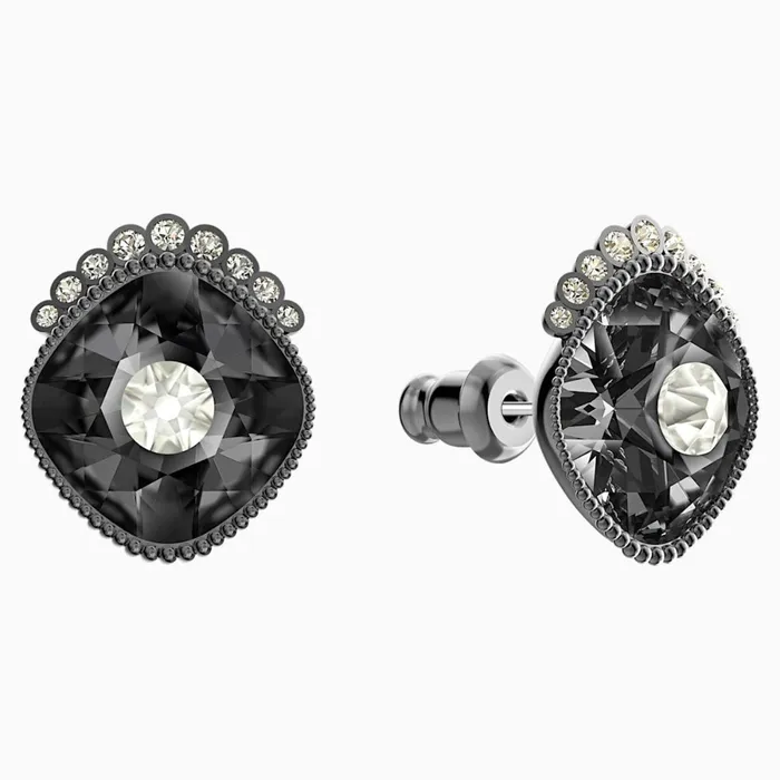 Swarovski Baroque Earrings Grey Swarovski Earrings