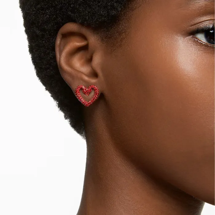 Swarovski Earrings Swarovski Una Stud Earrings Heart Extra small Red Goldtone plated ONE SIZE Swarovski Earrings Swarovski Una Stud Earrings Heart Extra small Red Goldtone plated ONE SIZE