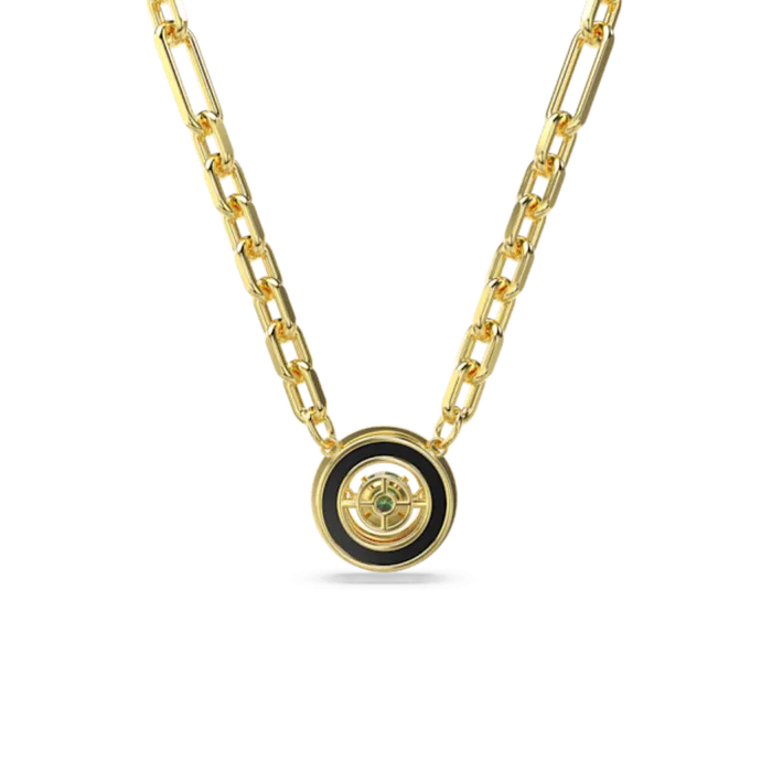 Swarovski Necklaces Swarovski Swarovski Sparkling Dance Necklace Green Goldtone plated Swarovski Necklaces Swarovski Swarovski Sparkling Dance Necklace Green Goldtone plated