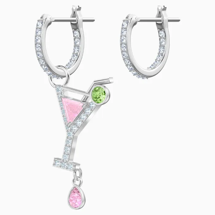 SwarovskiNo Regrets Cocktail Pierced EarringsPinkOne Size Swarovski Earrings SwarovskiNo Regrets Cocktail Pierced EarringsPinkOne Size Swarovski Earrings