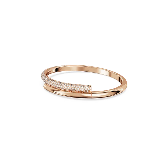 Swarovski Rings Swarovski Dextera Bangle Magnetic Closure White Rose GoldTone Plated Swarovski Rings Swarovski Dextera Bangle Magnetic Closure White Rose GoldTone Plated