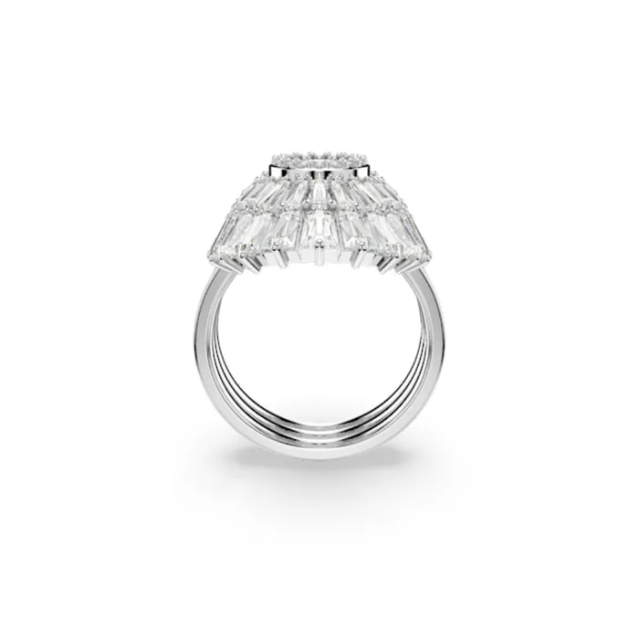 Swarovski Rings Swarovski Idyllia Ring Set 3 Mixed cuts Shell White Rhodium plated Size 52 Swarovski Rings Swarovski Idyllia Ring Set 3 Mixed cuts Shell White Rhodium plated Size 52
