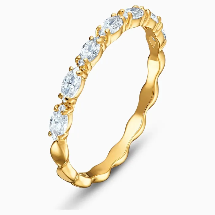 Swarovski Rings Swarovski Vittore Marquise Ring White GoldTone