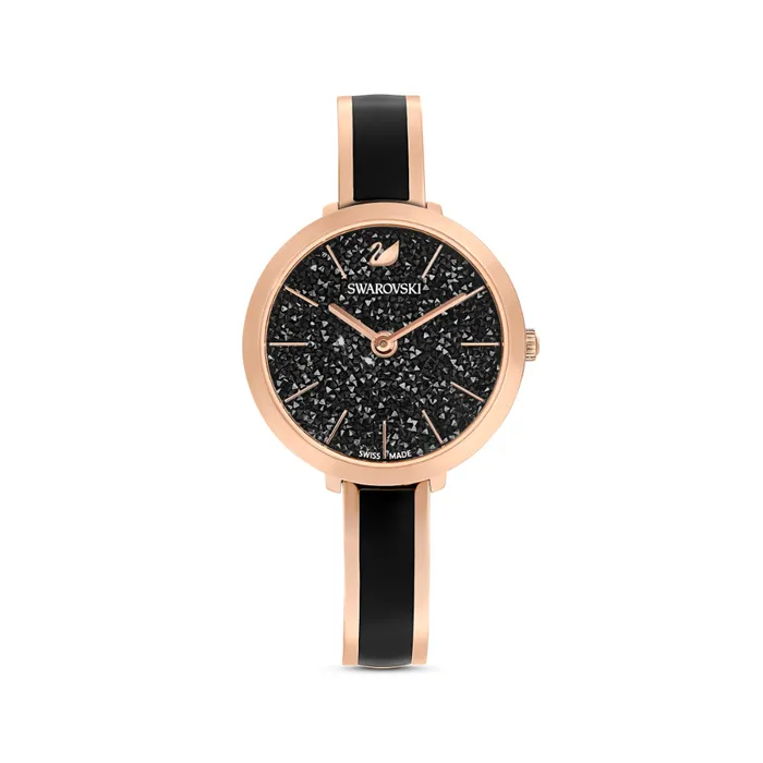 Swarovski Swarovski Crystalline Delight Watch Metal Bracelet Black RoseGold Tone Pvd Bracelets Swarovski Swarovski Crystalline Delight Watch Metal Bracelet Black RoseGold Tone Pvd Bracelets