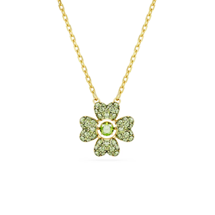 Swarovski Swarovski Idyllia Necklace Clover Green Goldtone plated Necklaces