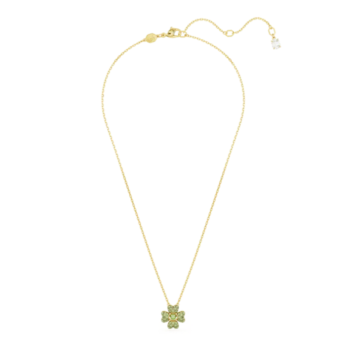 Swarovski Swarovski Idyllia Necklace Clover Green Goldtone plated Necklaces Swarovski Swarovski Idyllia Necklace Clover Green Goldtone plated Necklaces
