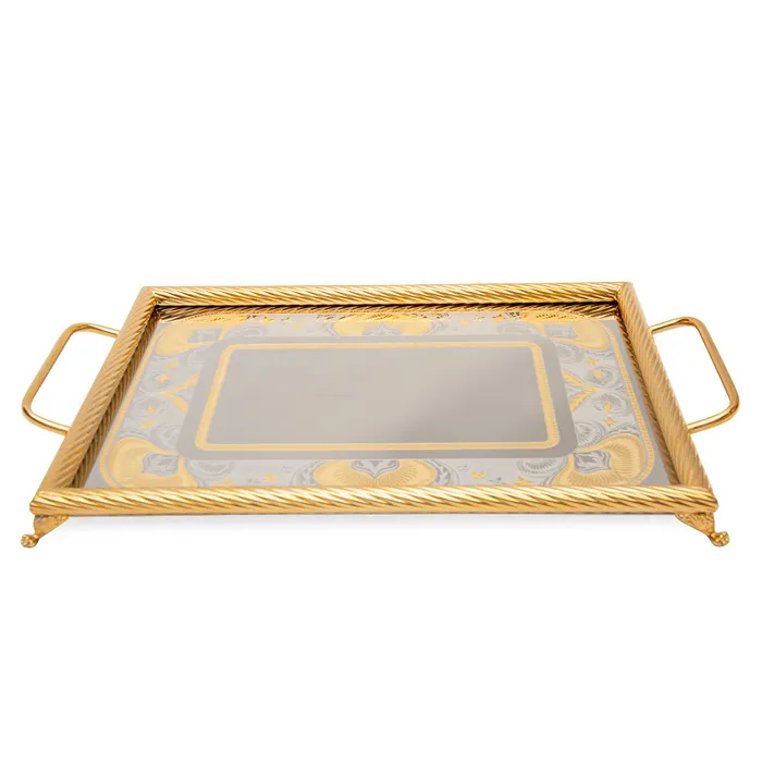 Tresors Naif Gold Rectangular Tray Tresors PreStyled Sets