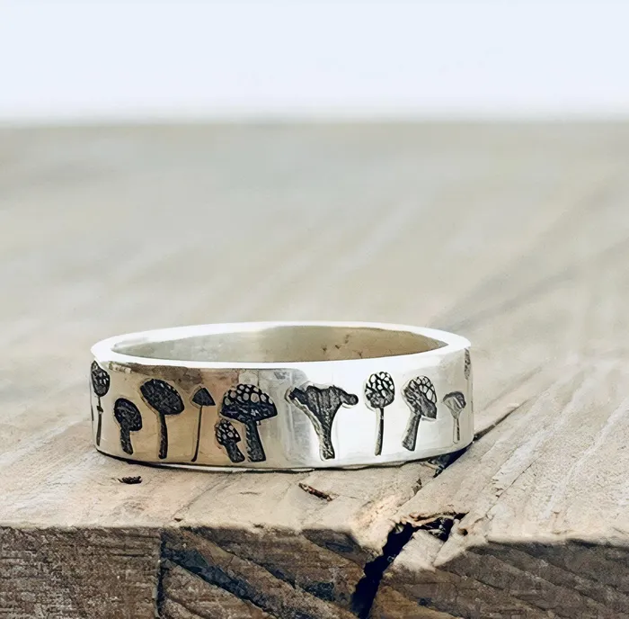WickedAF Rings Forest Mushroom Ring