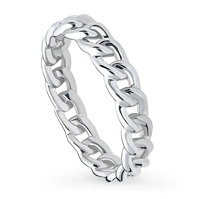 Woven Stackable Band in Sterling Silver BERRICLE Rings