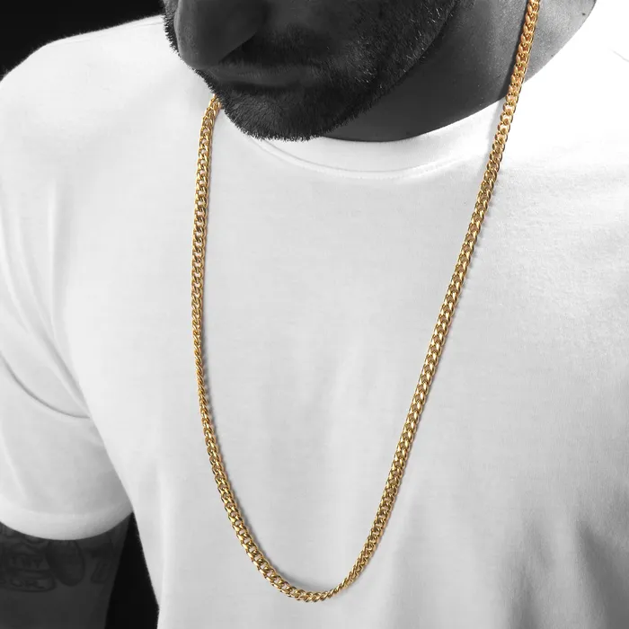 6mm GOLD Miami Cuban Chain SpicyIce PreStyled Sets