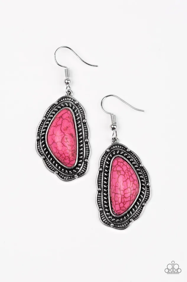 All Eyes On U Jewelry Paparazzi Accessories Earrings Santa Fe Soul Pink Paparazzi Earrings All Eyes On U Jewelry Paparazzi Accessories Earrings Santa Fe Soul Pink Paparazzi Earrings