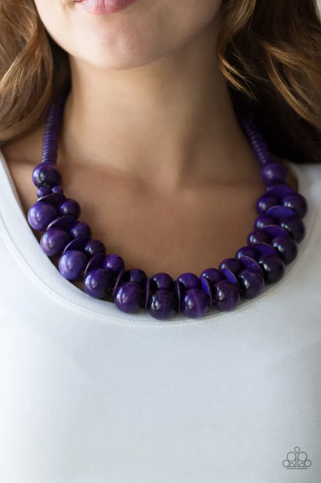 All Eyes On U Jewelry Paparazzi Accessories Necklaces Caribbean Cover Girl Purple Paparazzi Necklace