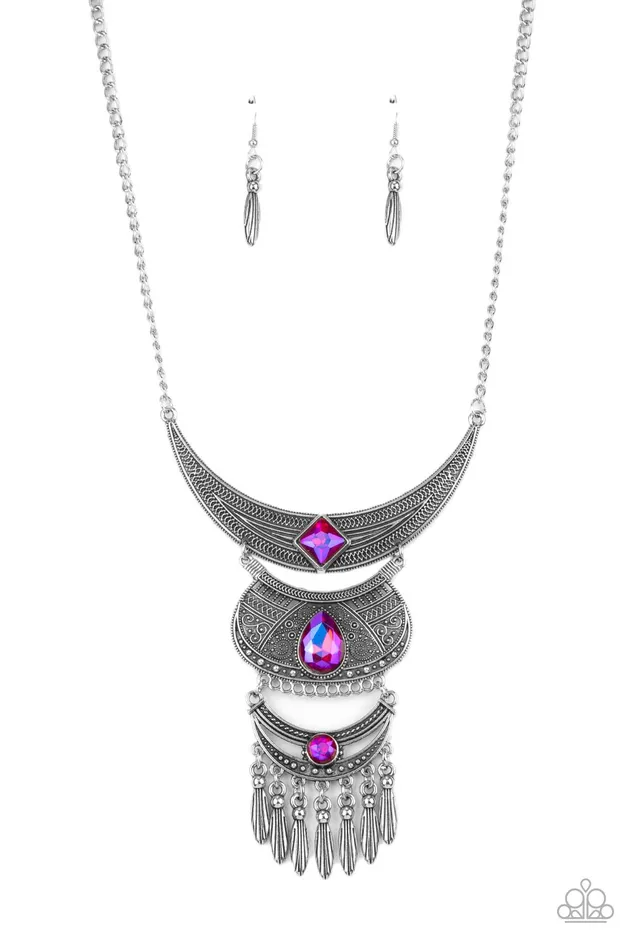 All Eyes On U Jewelry Paparazzi Accessories Necklaces Lunar Enchantment Pink Paparazzi Necklace All Eyes On U Jewelry Paparazzi Accessories Necklaces Lunar Enchantment Pink Paparazzi Necklace