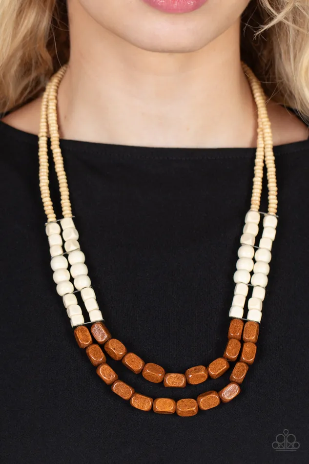 Bermuda Bellhop Brown Paparazzi Necklace All Eyes On U Jewelry Paparazzi Accessories Necklaces