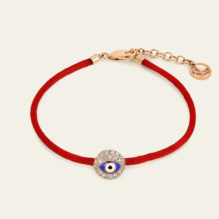 Bracelets Hand crafted in 18k rose gold and set with 32 highquality round brilliant cut diamonds Evil Eye Diamond Bracelet Bracelets Hand crafted in 18k rose gold and set with 32 highquality round brilliant cut diamonds Evil Eye Diamond Bracelet
