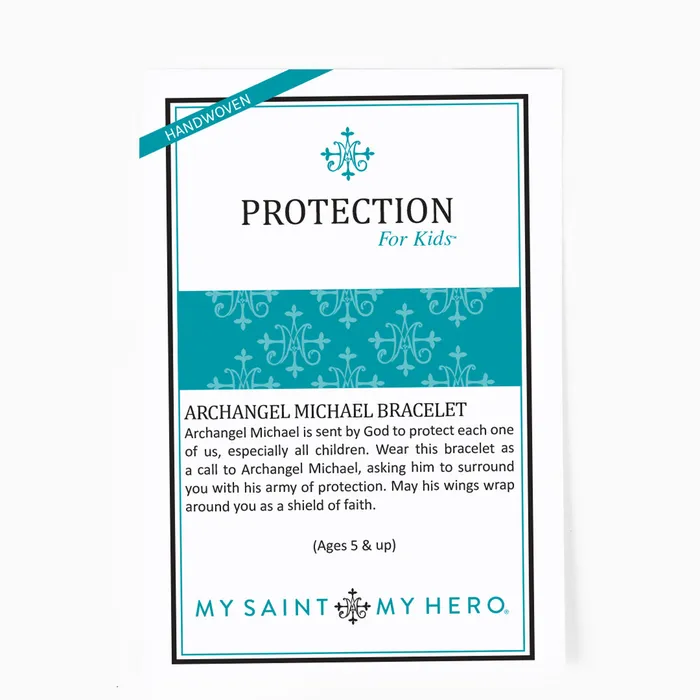 Bracelets My Saint My Hero Archangel Michael Bracelet for Kids