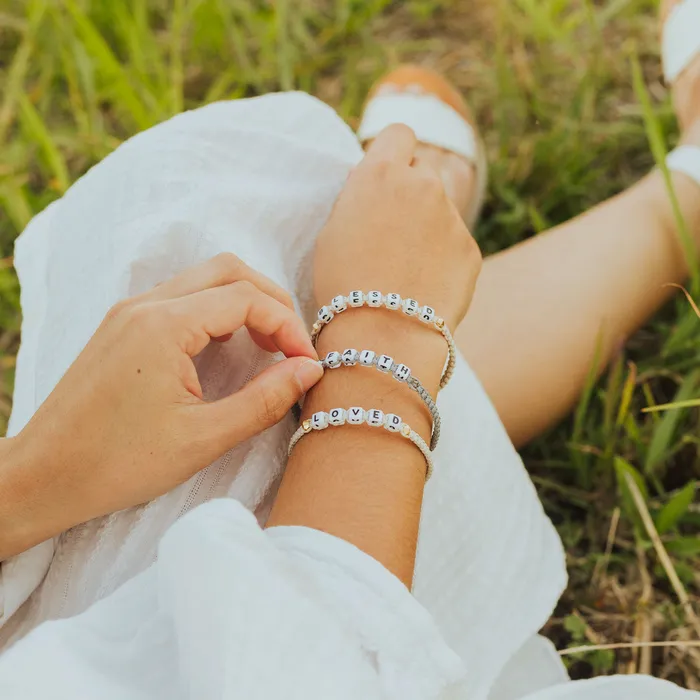 Bracelets My Saint My Hero Little Words Project and My Saint My Hero Faith Bracelet