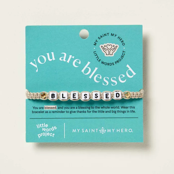 Bracelets My Saint My Hero My Saint My Hero Little Words Project and My Saint My Hero Blessed Bracelet
