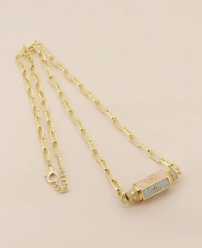 Buddha Groove Necklaces Gold Plated Brass Will And Evil Eye Protection Necklace