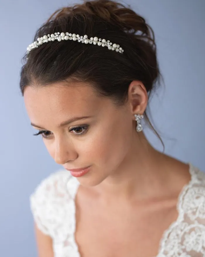 Dareth Colburn Earrings Tiana Pearl Headband