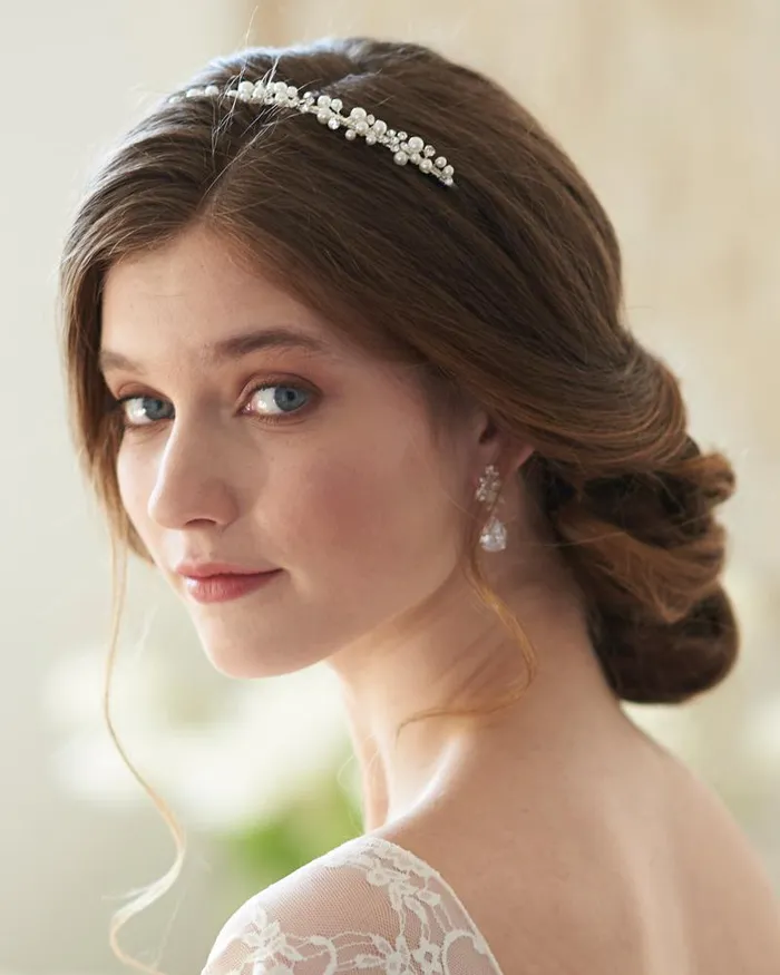 Dareth Colburn Earrings Tiana Pearl Headband
