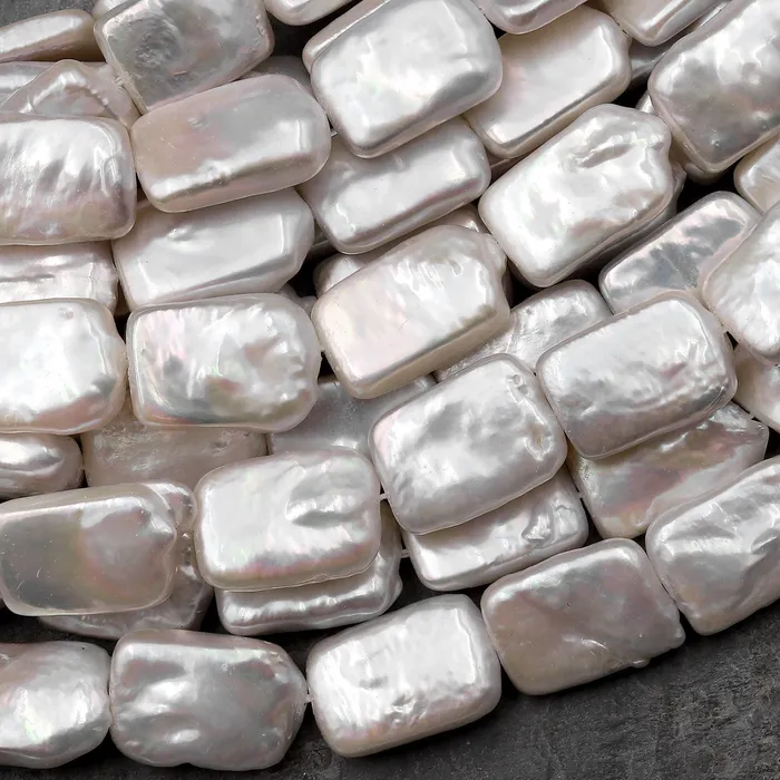 Earrings AAA Large Natural White Biwa Rectangle Pearl Freshwater Good for Earrings 155 Strand Intrinsic Trading Earrings AAA Large Natural White Biwa Rectangle Pearl Freshwater Good for Earrings 155 Strand Intrinsic Trading