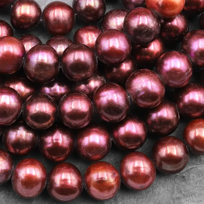 Earrings Genuine Red Berry Purple Pearl Freshwater Pearl 10mm Round Iridescent Classic Pearl 155 Strand Intrinsic Trading Earrings Genuine Red Berry Purple Pearl Freshwater Pearl 10mm Round Iridescent Classic Pearl 155 Strand Intrinsic Trading