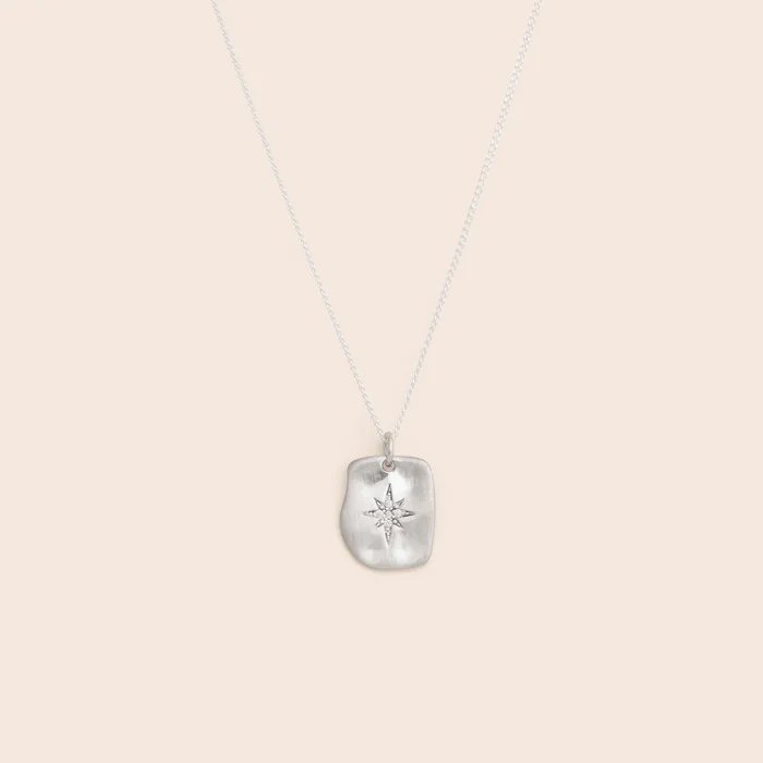 Gemlet Necklaces Northern Star Tag Necklace