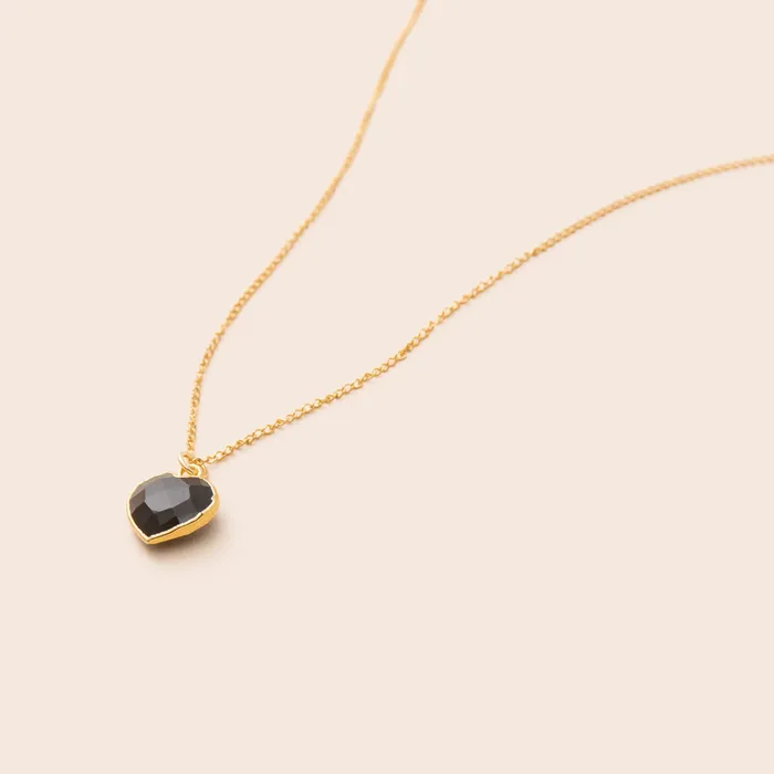 Gemlet Necklaces Onyx Heart Necklace Gemlet Necklaces Onyx Heart Necklace