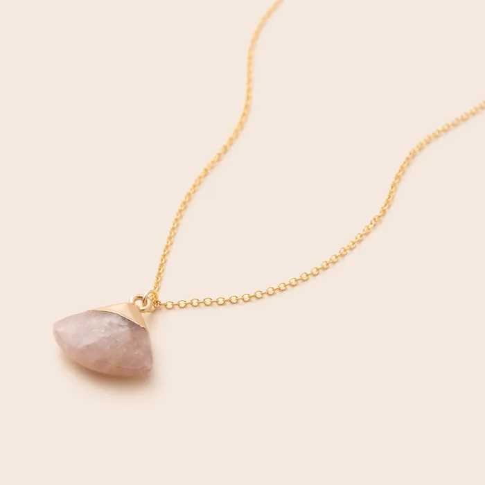 Gemlet Necklaces Sunstone Fan Necklace