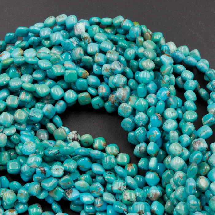 Genuine 100 Natural Turquoise 6mm Diamond Kite Square Cushion Beads Uniformed High Quality Blue Gemstone Good For Earrings 16 Strand Intrinsic Trading Earrings