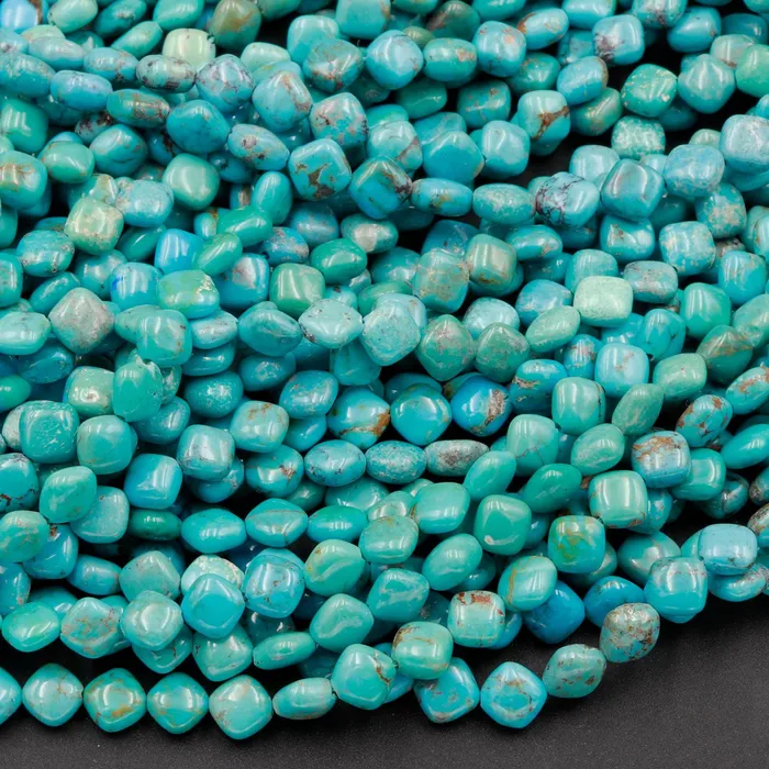 Genuine 100 Natural Turquoise 6mm Diamond Kite Square Cushion Beads Uniformed High Quality Blue Gemstone Good For Earrings 16 Strand Intrinsic Trading Earrings