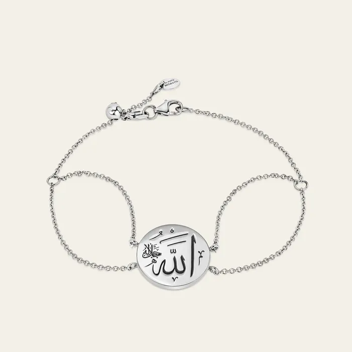 Hand crafted in 18k white gold Sharq Bracelet Bracelets