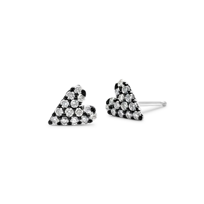 ILA Necklaces Heart Studs Diamond