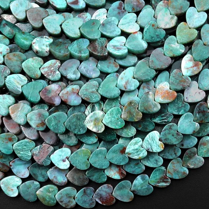 Intrinsic Trading Necklaces Natural African Green Dragon Blood Jasper Carved 6mm Heart Beads Gemstone 155 Strand Intrinsic Trading Necklaces Natural African Green Dragon Blood Jasper Carved 6mm Heart Beads Gemstone 155 Strand