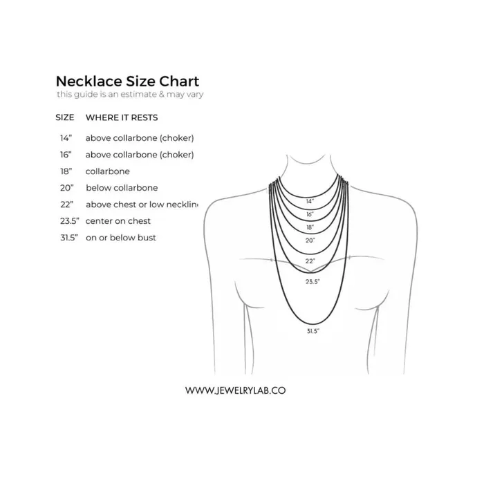 JewelryLab Necklaces ULA NECKLACE OXIDIZED 925 STERLING SILVER