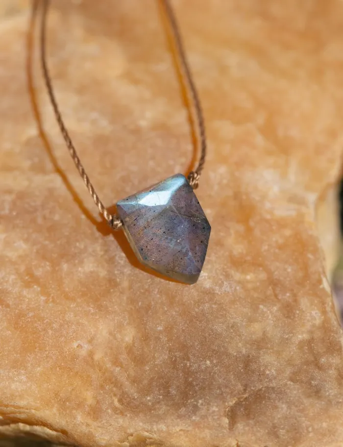 Labradorite Empowering Necklace for Determined To Rise SoulKu Necklaces